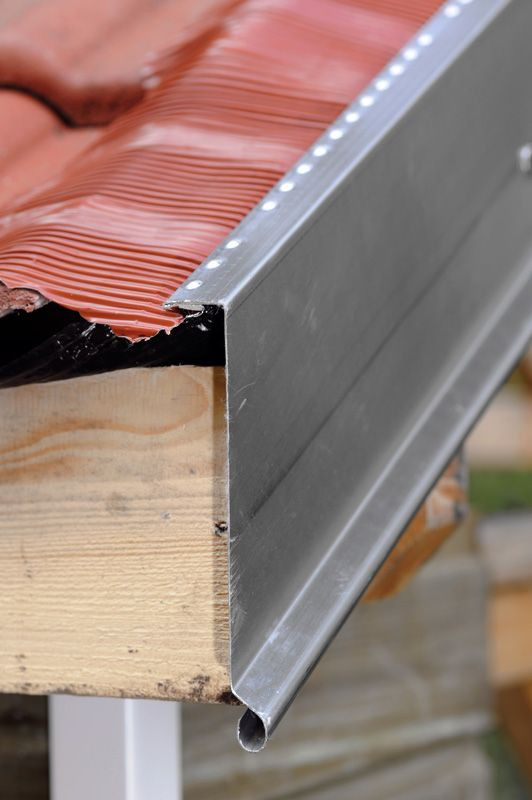 Bande de rive biseau  bavette plomb aluminium ardoise - 2 mètres