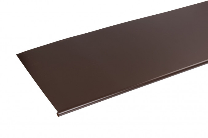 Bande à ourlet ALUMINIUM MARRON - 2M