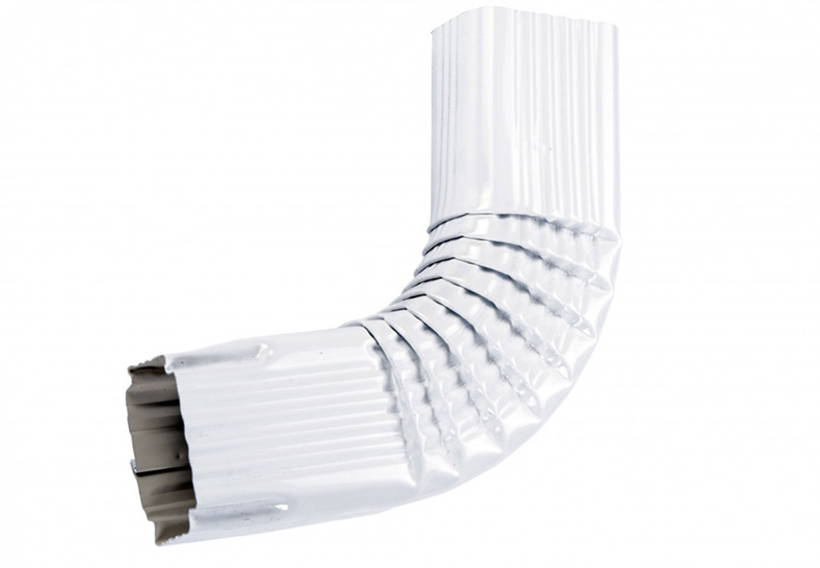 Coude latéral (A) intérieur 72° aluminium blanc 60X80