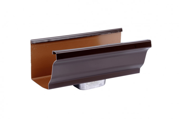 Naissance frontale aluminium marron