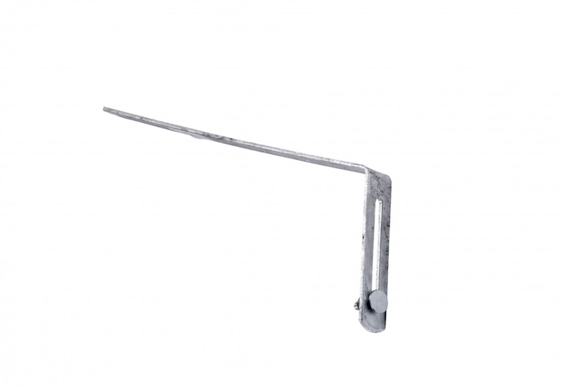 Hampe droite acier galva 335 mm 