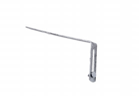 Hampe droite acier galva 335 CM