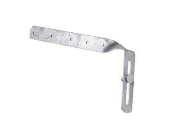 Hampes chantournée acier galva 335 mm 