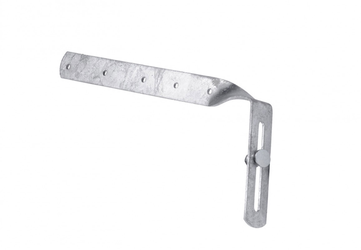 Hampes chantournée acier galva 335 mm 