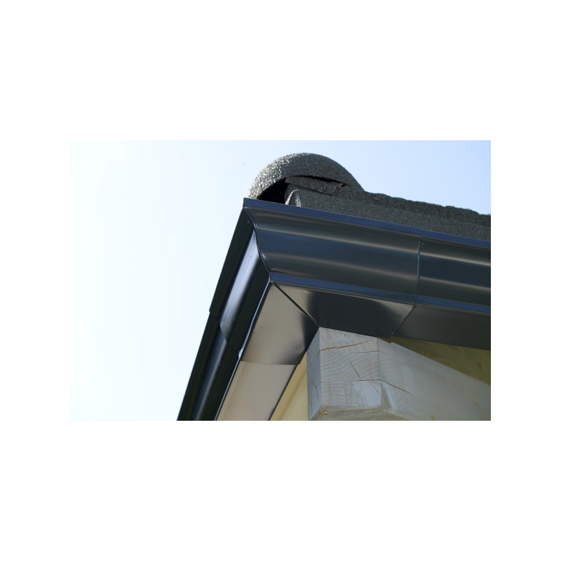 Angle extérieur 90 ° aluminium sable