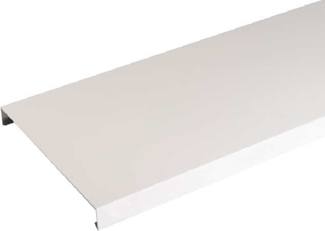 Couvertine aluminium blanc 2 mètres