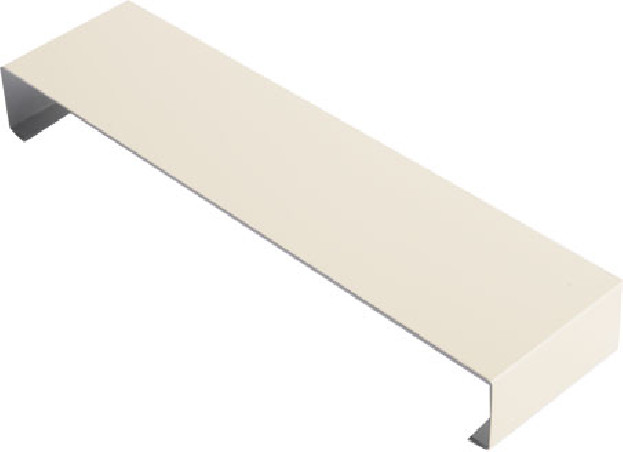 Eclisse couvertine aluminium sable 2 mètres