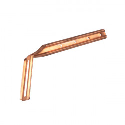Hampe chantournée cuivre 335 mm