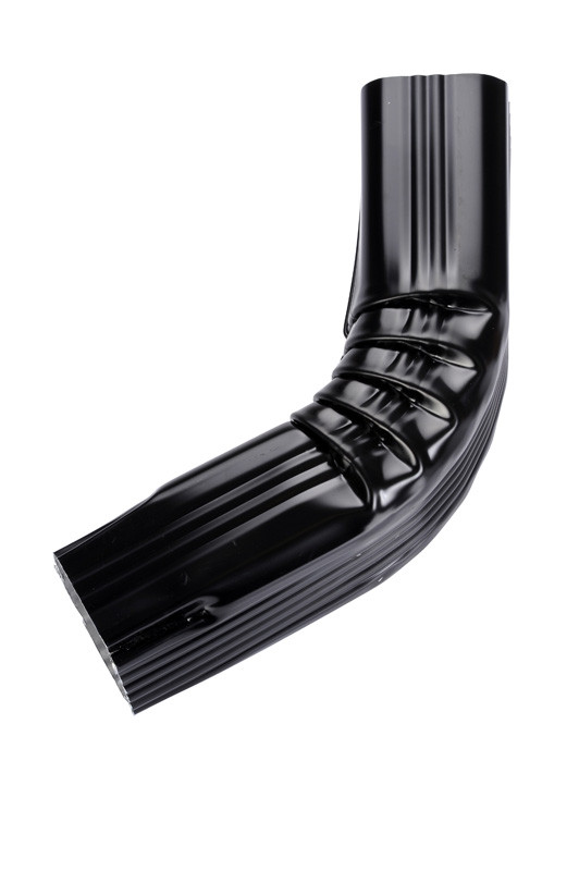 Coude frontal (A) intérieur aluminium noir 60X80