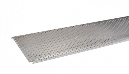 pare-feuille aluminium 1 mm pour Gouttière demi-ronde 25/80 2 mètres