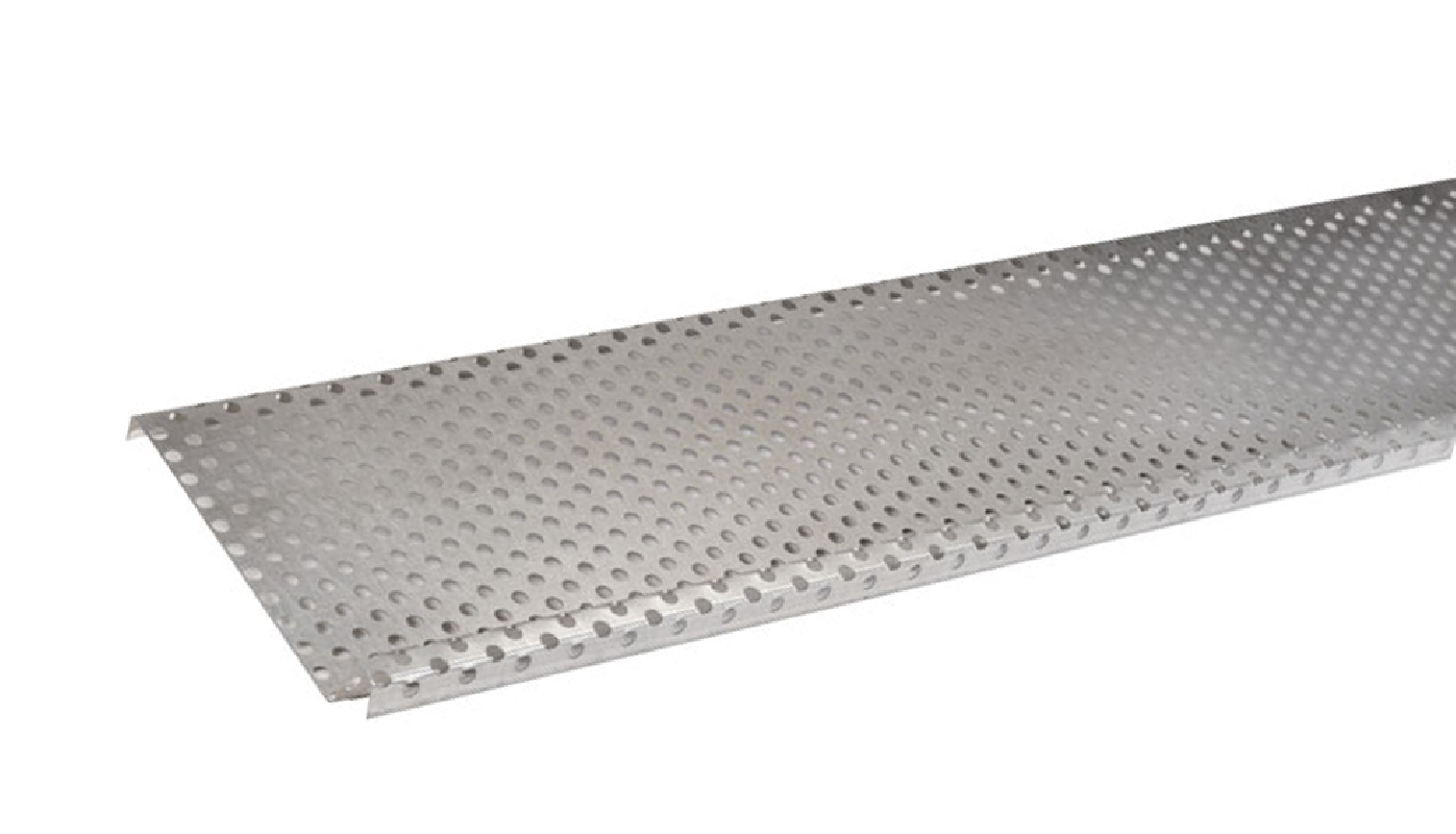 pare-feuille aluminium 1 mm pour Gouttière demi-ronde 33/100 2 mètres