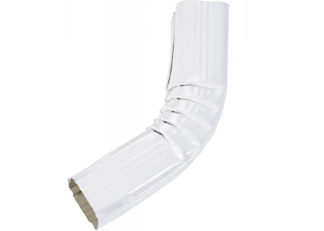 Coude frontal (A) intérieur  72 ° aluminium blanc 60X80