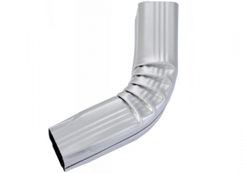 Coude frontal (A) intérieur aluminium gris métal 60X80