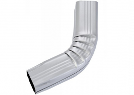 Coude frontal (A) intérieur aluminium gris métal 60X80