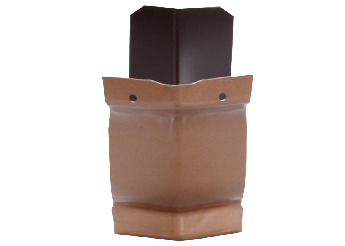 Angle extérieur 135° gouttière aluminium miel G300