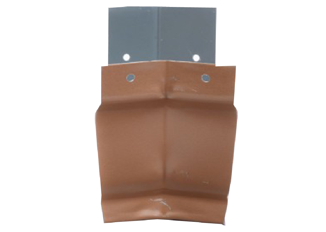 Angle intérieur 135° gouttière aluminium miel G300