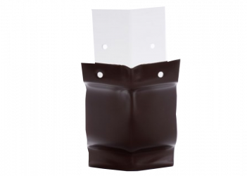 Angle extérieur 135° gouttière aluminium Brun G300