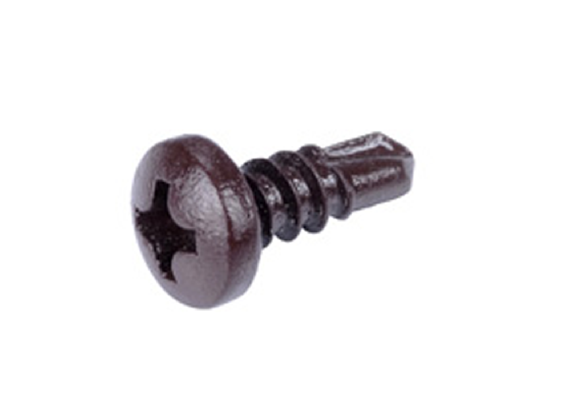 Vis autoforeuse aluminium Brun X 10