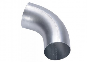 Coude acier galva cintré 80 mm mâle/femelle