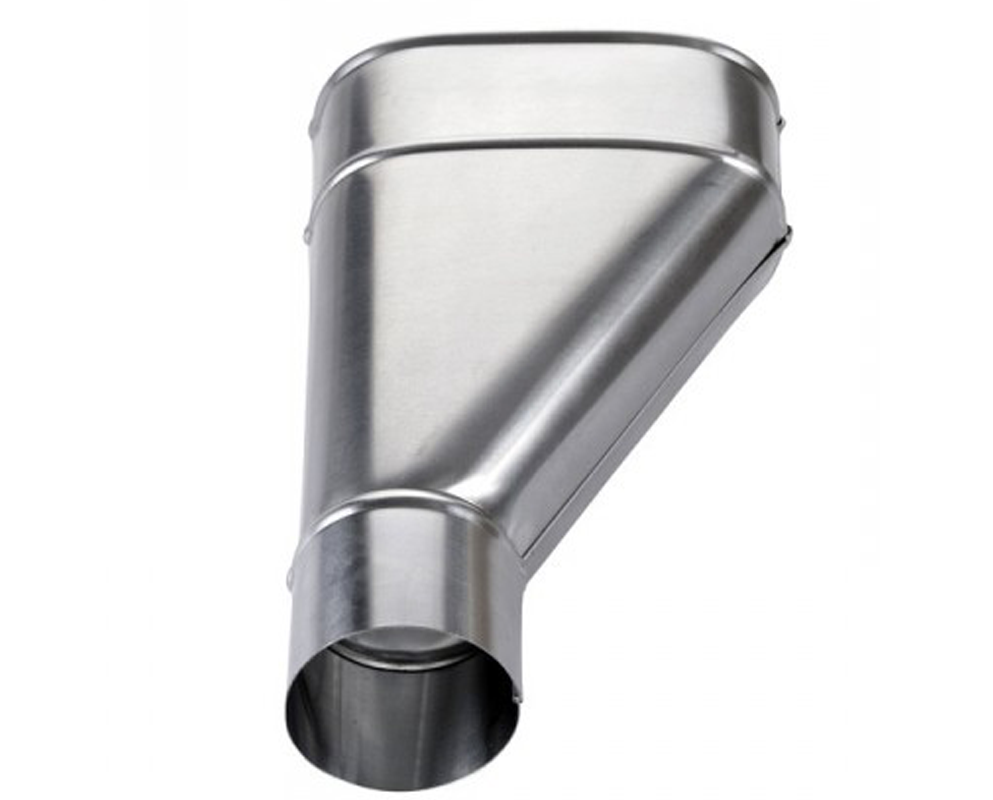 Branchement zinc 80 mm