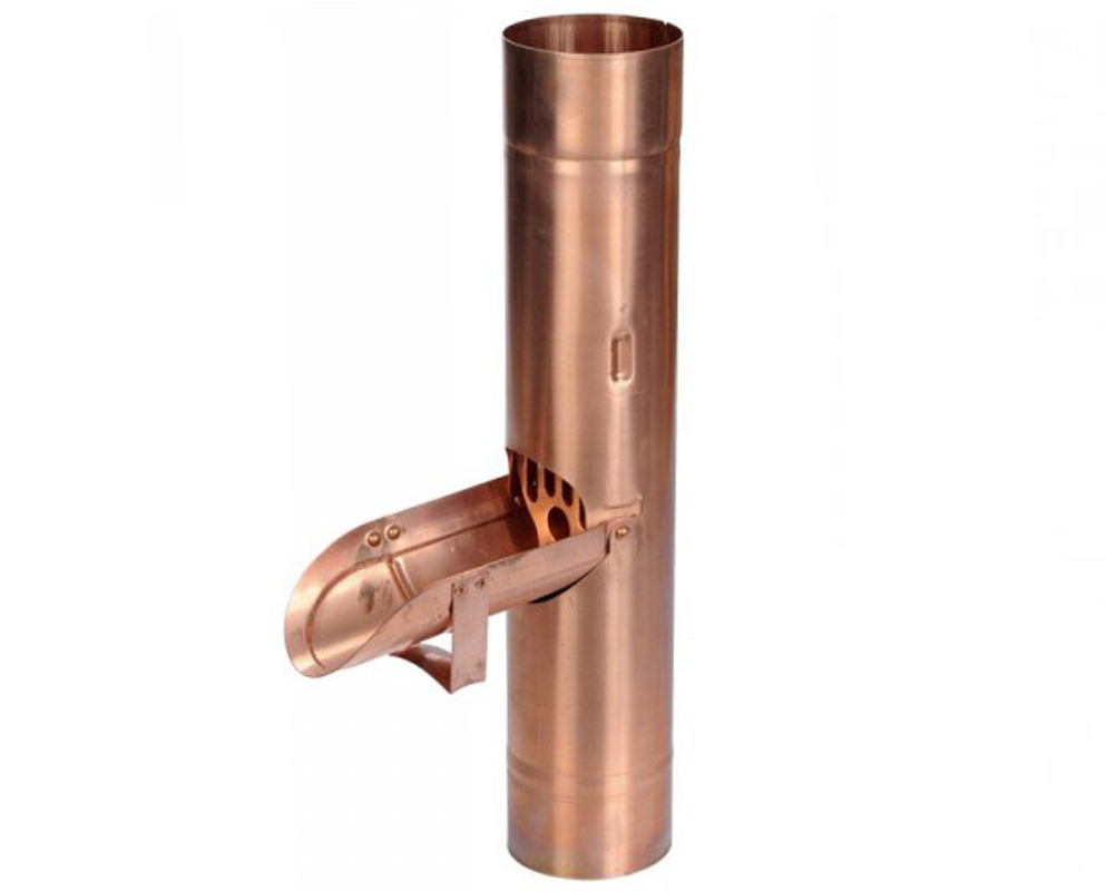 Récupérateur d'eau clapet cuivre 80 mm