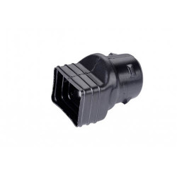 Adaptateur Cylindrique noir PVC diam 80