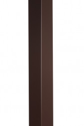 Cornière 90 ° Aluminium 1 mm Brun- 2ML