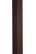 Cornière 90 ° Aluminium 1 mm Brun- 2ML