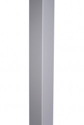 Cornière 90 ° Aluminium 0,7 mm Gris métal - 2ML