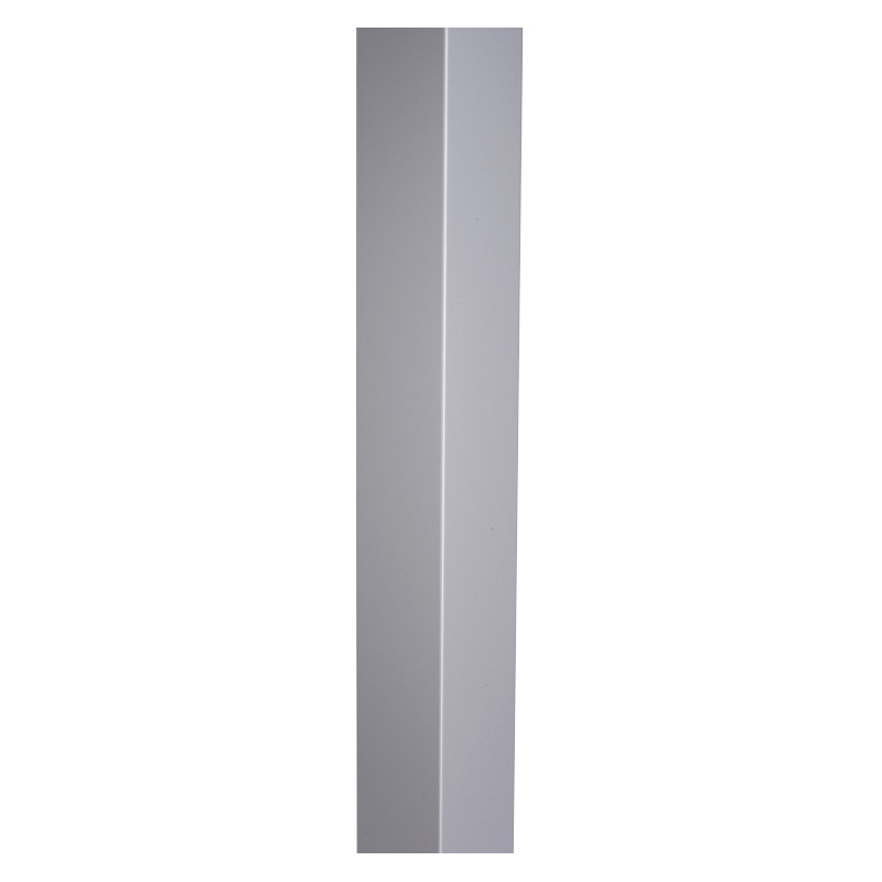 Cornière 90 ° Aluminium 0,7 mm Gris métal - 2ML
