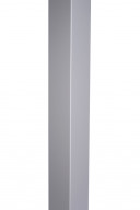 Cornière 90 ° Aluminium 0,7 mm Gris métal - 2ML