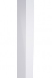 Cornière 90 ° Aluminium 1 mm Blanc - 2ML