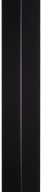 Cornière 90 ° Aluminium 1 mm Noir - 2ML