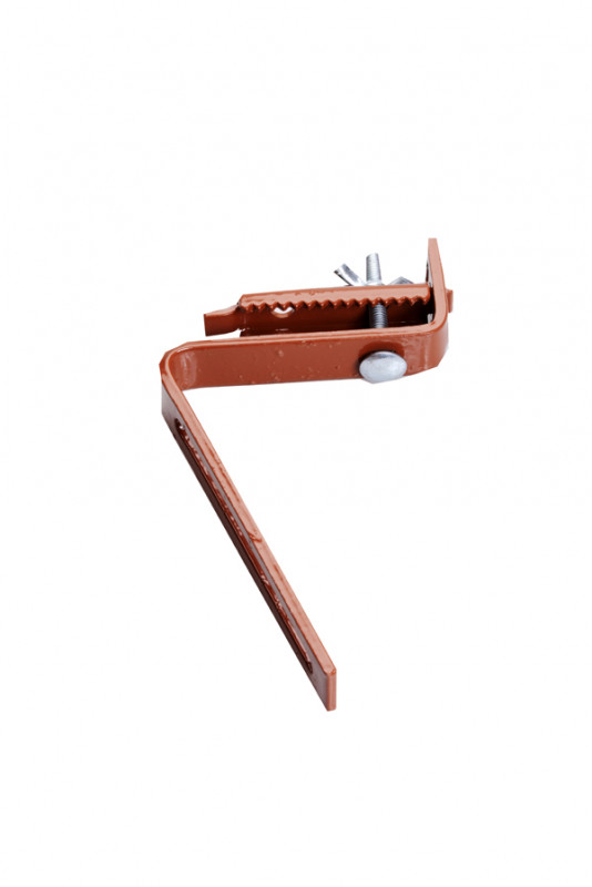 Fixation tuile acier galva prélaqué couleur tuile