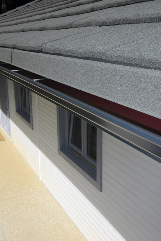 Gouttière Aluminium Gris Ardoise G300 - 3 mètres