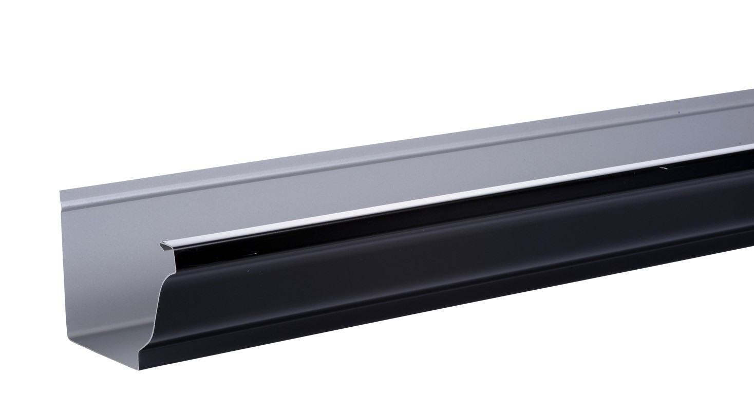Gouttière Aluminium noir  G300 - 3 mètres