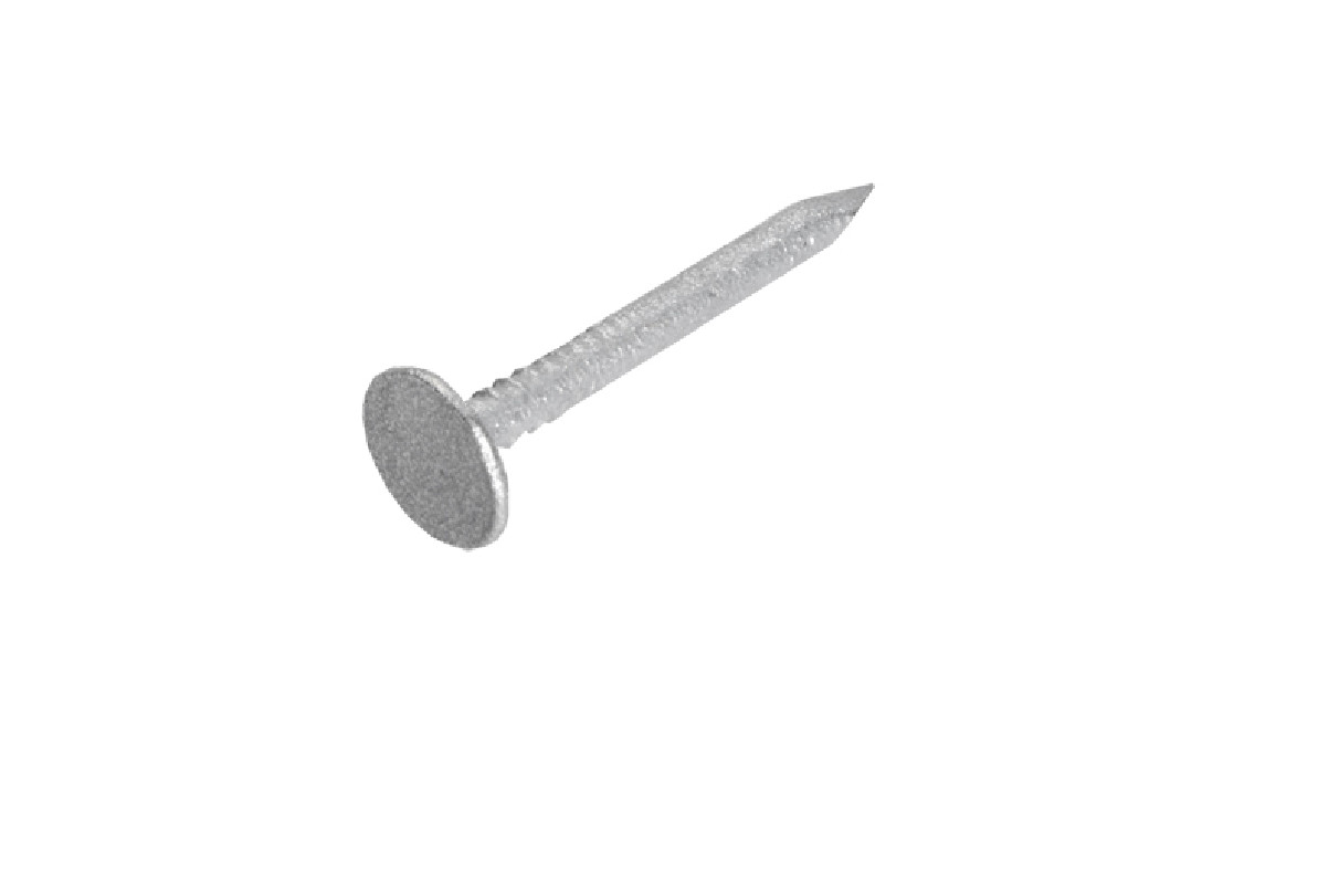 Pointe galva tête large 40 X 3,5 mm pour crochet X 10