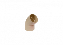 Coude 45° F/F PVC sable 80
