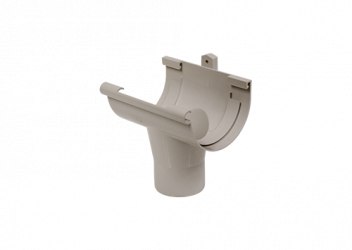 Naissance centrale PVC gris à coller 25