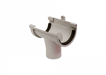 Naissance centrale PVC gris à joint 25