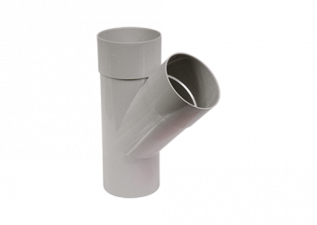 Culotte 45° M/F PVC gris 80