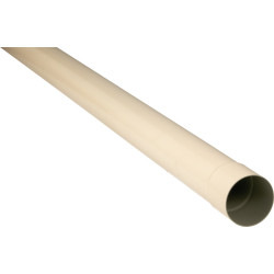 Tuyau de descente PVC sable 80 - 2 mètres