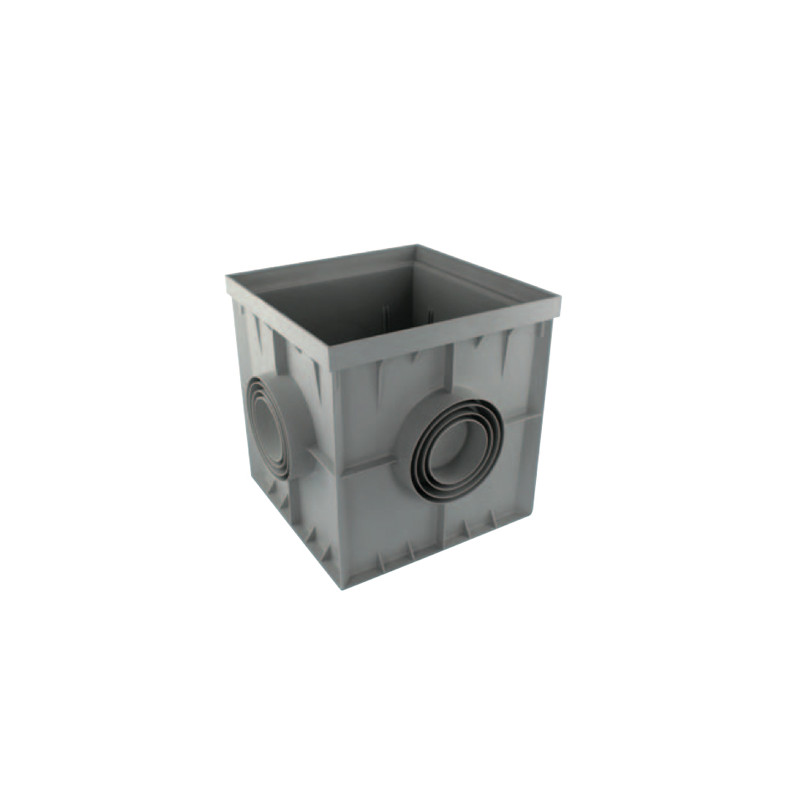 Regard carré Polypropylène gris