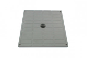 Tampon Polypropylène piéton - auto gris