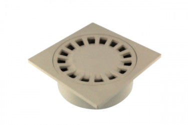 Siphon de cour sortie intégrée 150/40X50X63  sable