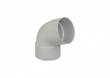 Coude 67° M/F PVC gris 80