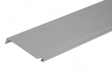 Bande de rive biseau ZINC QUARTZ - 2M