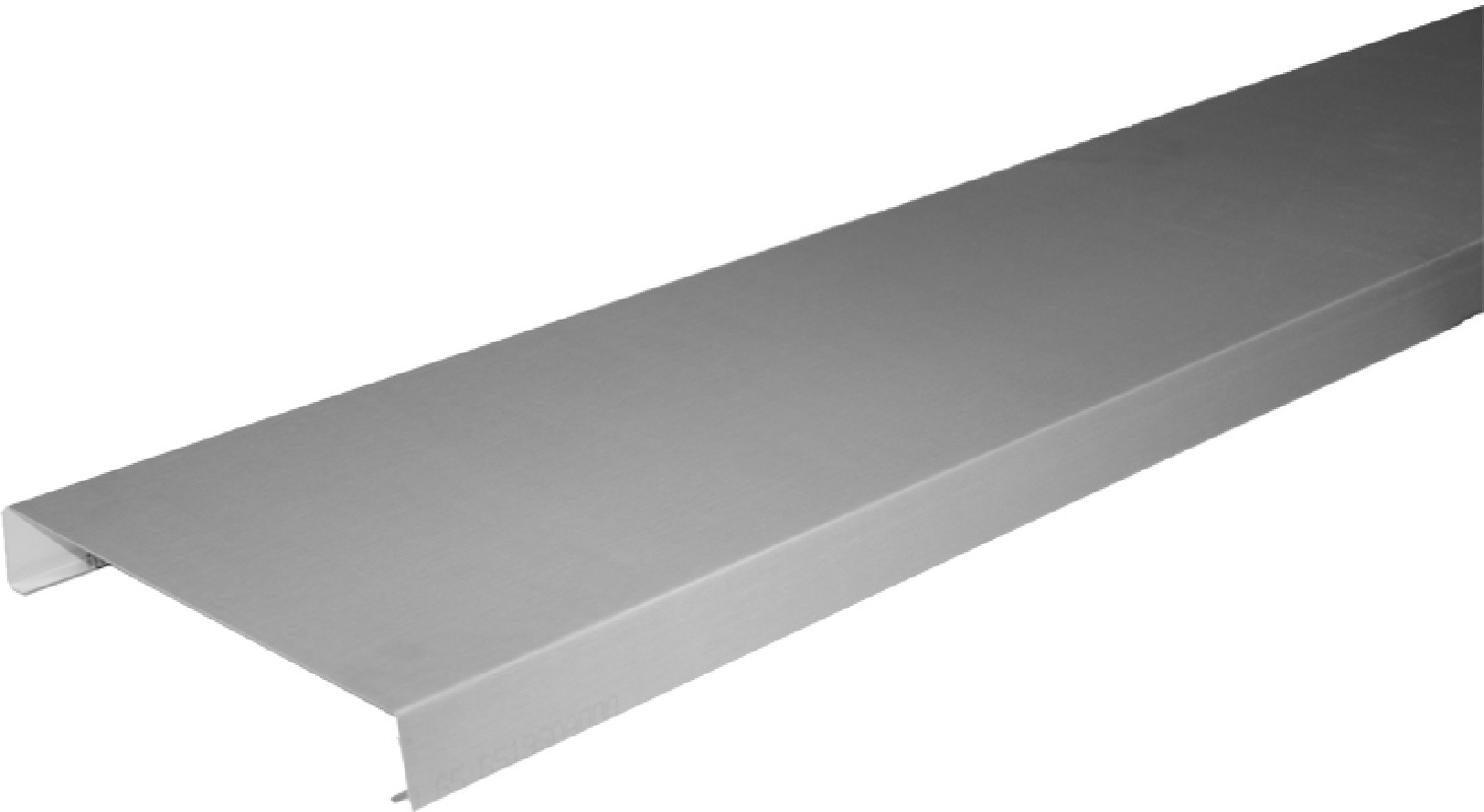 Angle de couvertine Zinc quartz 0,65 mm pour muret ou toit terrasse