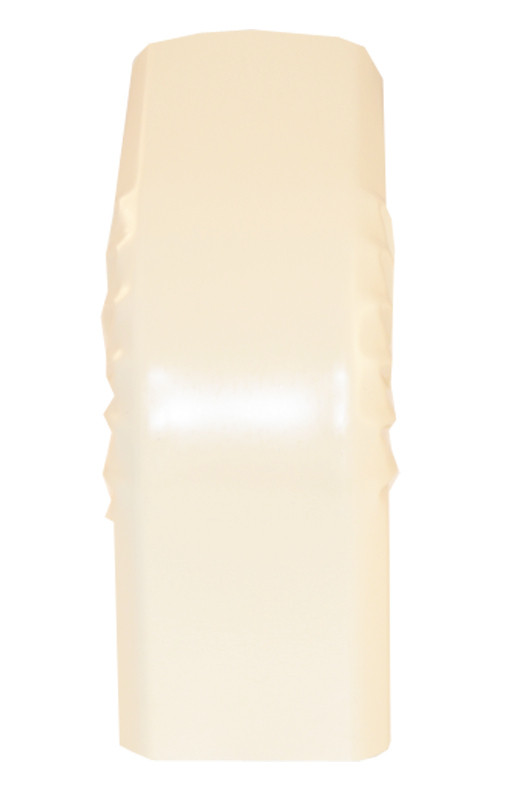 Coude frontal (B)  extérieur aluminium LISSE sable 60X80