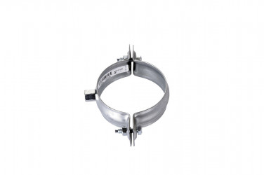 Collier embase taraude  D80MM acier galva brut